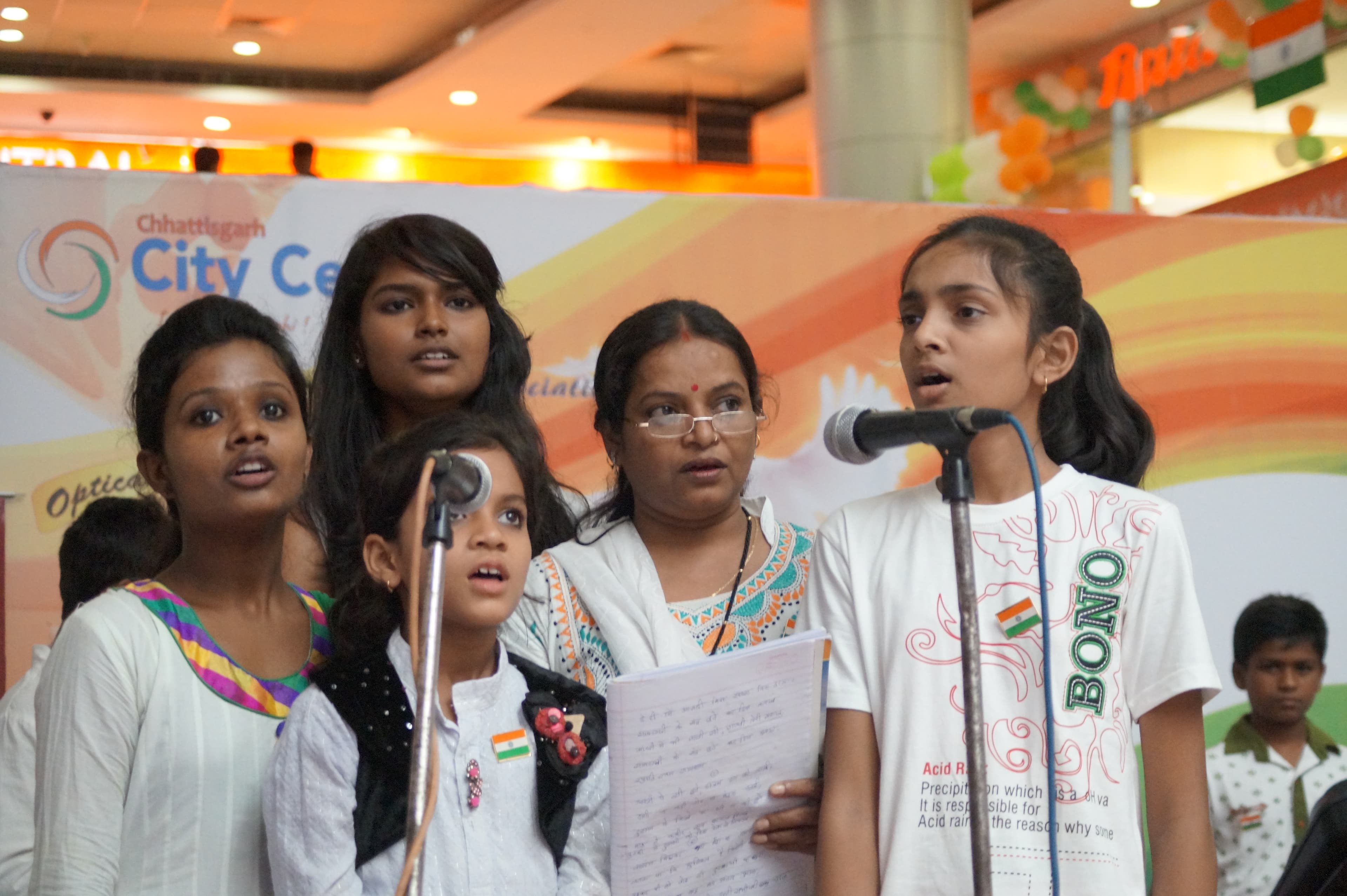 Stage Performance - Our talented students performing on stage at Janani Institute of Music, Raipur
